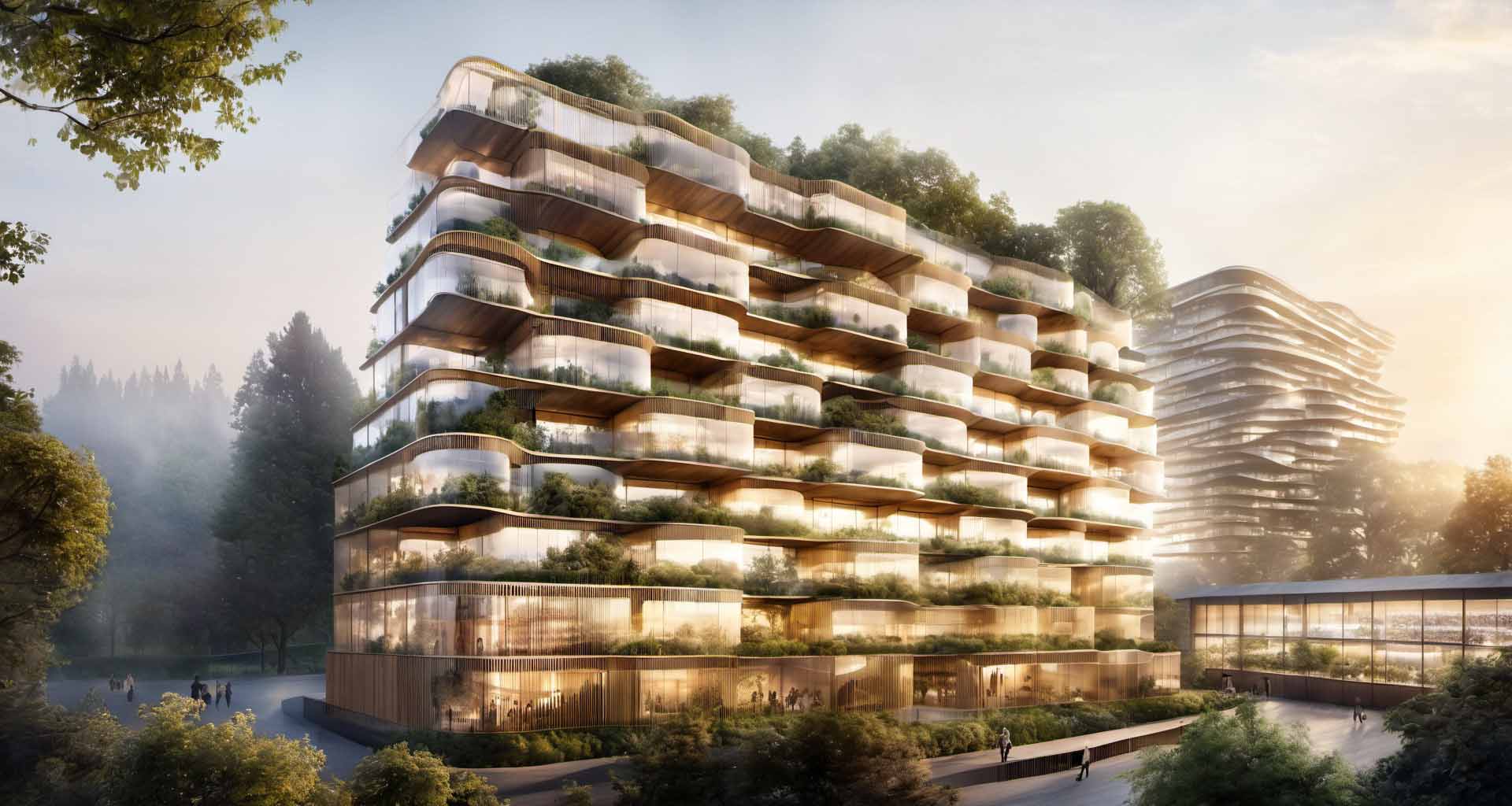 Veras rendering-of-modern-parametric-building-rounded-overhang-balconies