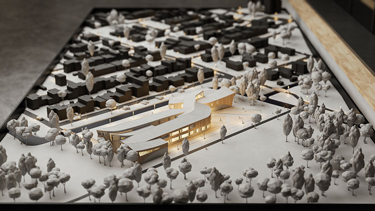 Enscape 中的 Maquette 渲染最终结果