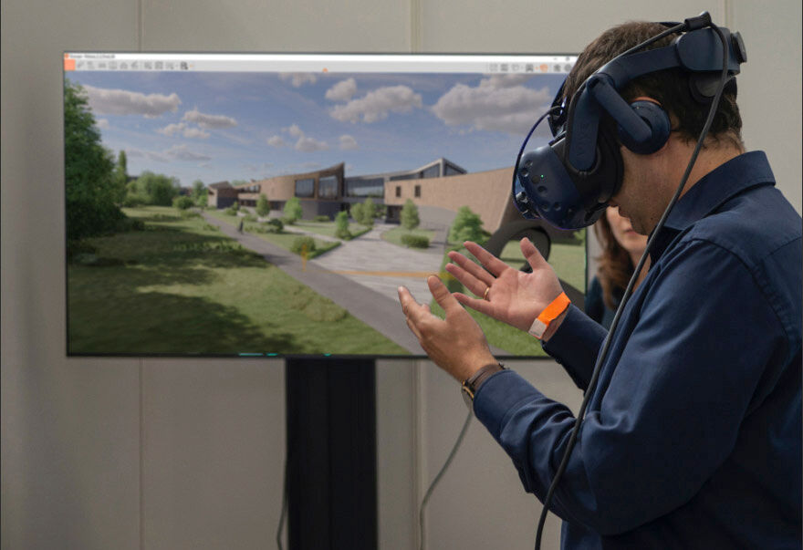 Using VR to experience immersive realistic environments