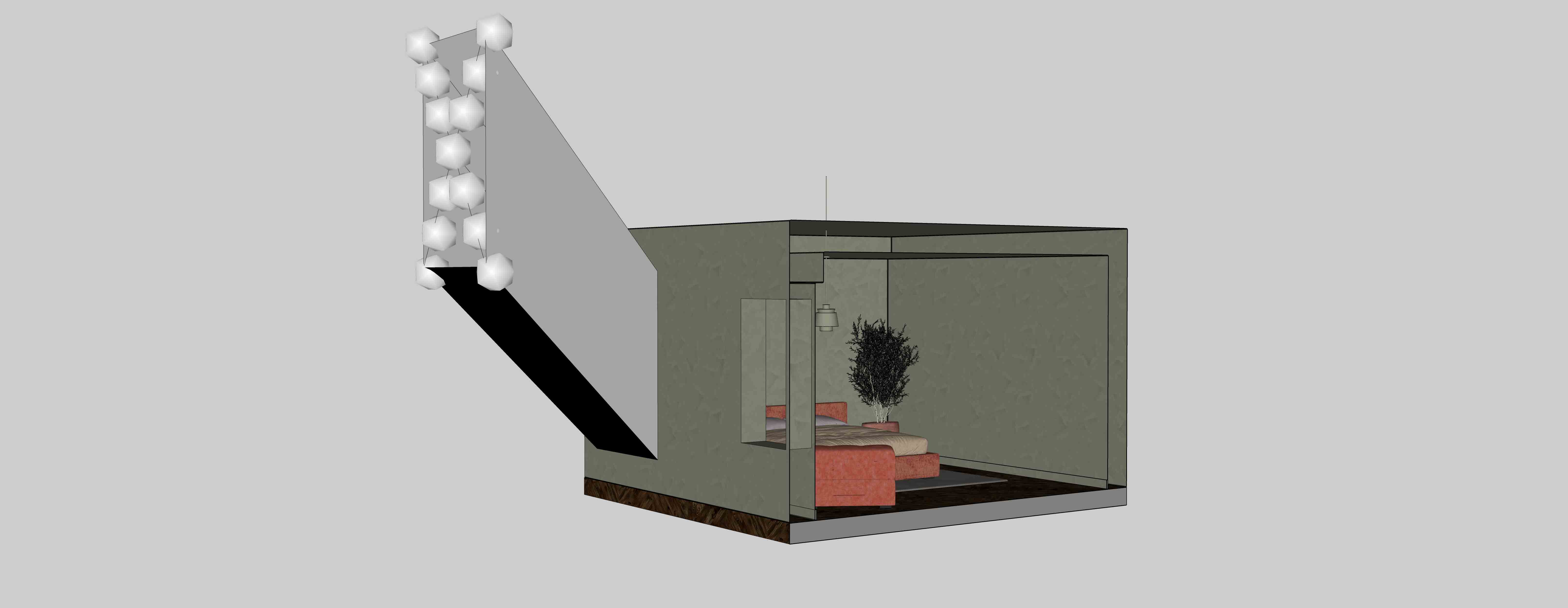 Configuração de iluminação com túnel de luz no Enscape e SketchUp