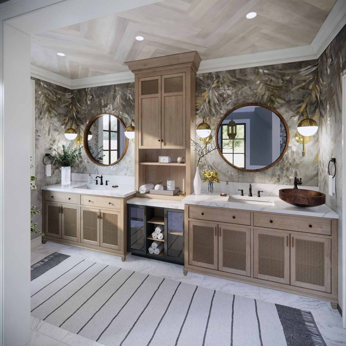 Master bathroom render
