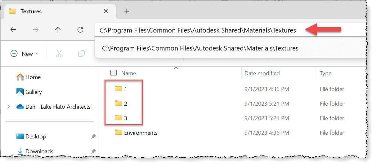 Revit 材质文件夹