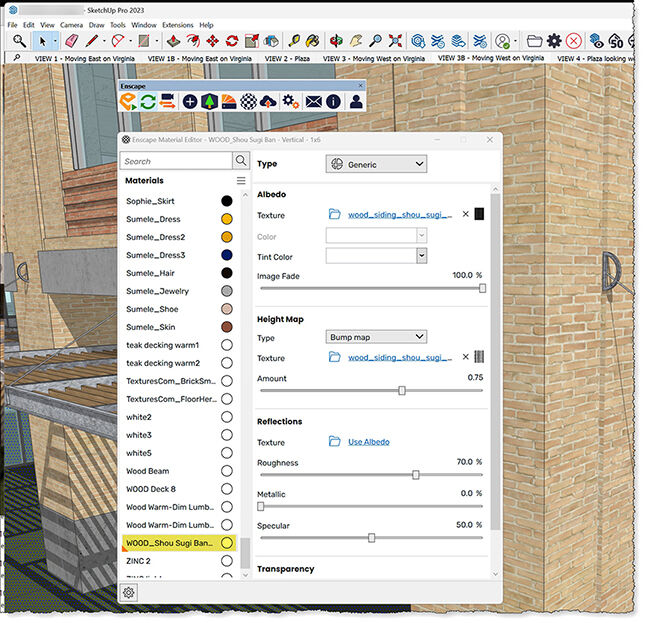 SketchUp - Material Imported-2